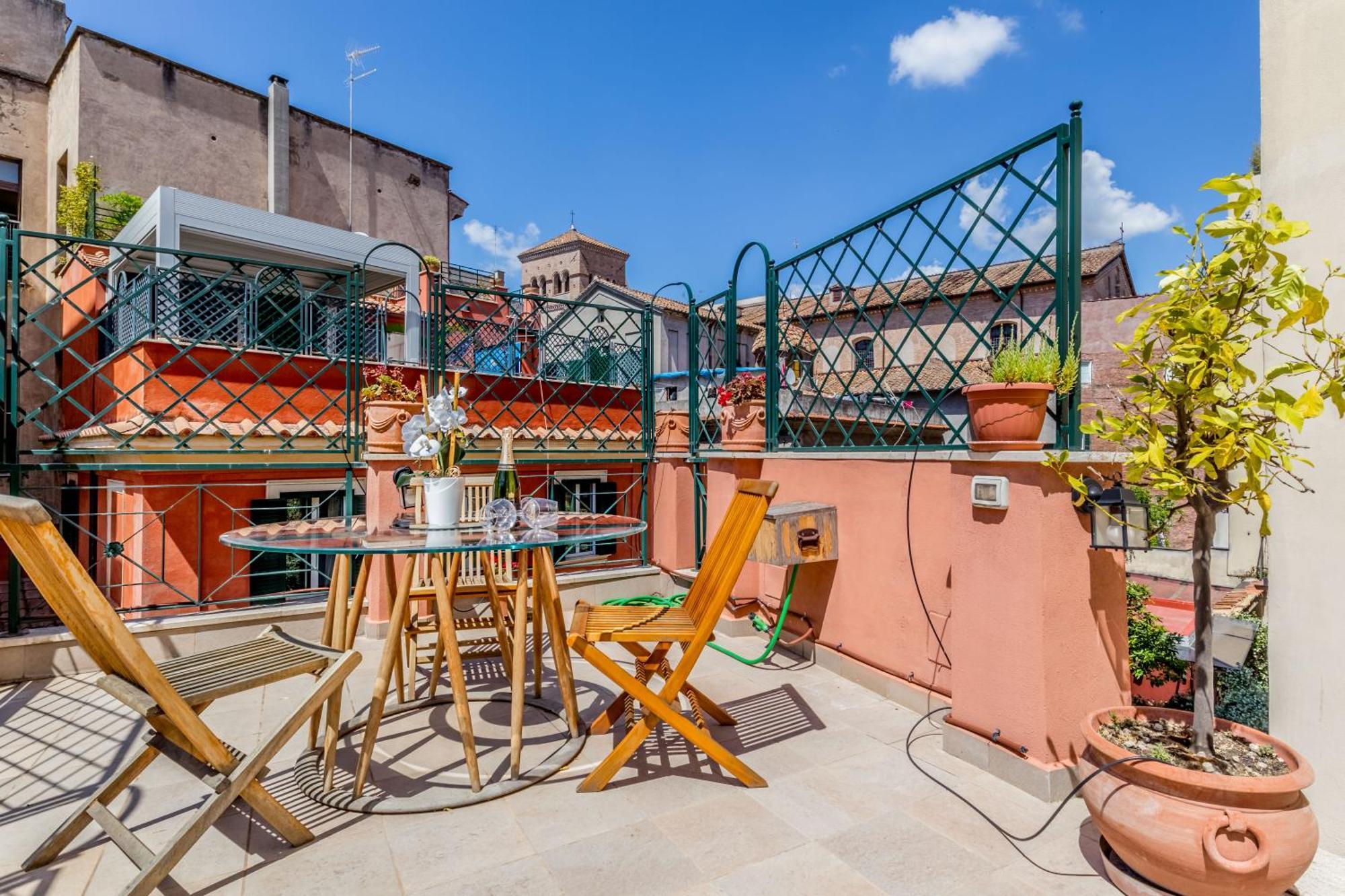 Bbhome Panoramic Flat Colosseo With Private Terrace Apartment *